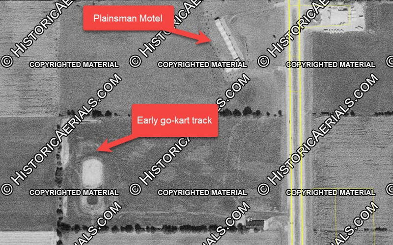 Gold Rush Family Recreation Park - 1973 Aerial (newer photo)